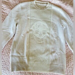 FINAL PRICE DROP: Alexander McQueen Men’s Wool Sweater, Skull